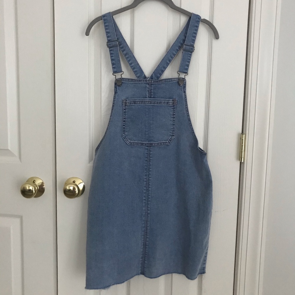 Denim Overall Dress - Picture 2 of 4